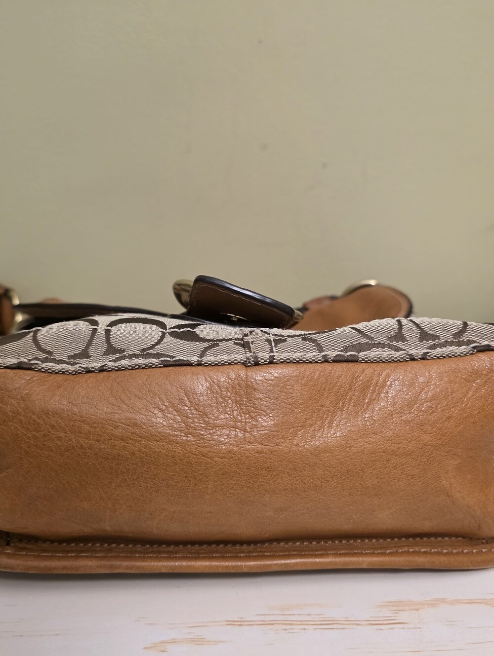 Coach | Brown Vintage Bleecker Legacy Signature Flap Bag - Picture 10 of 16